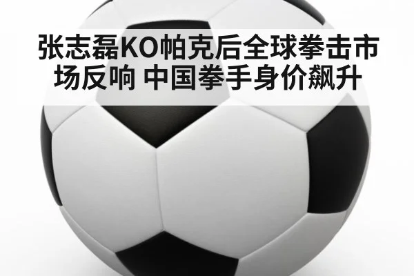 张志磊KO帕克后全球拳击市场反响 中国拳手身价飙升